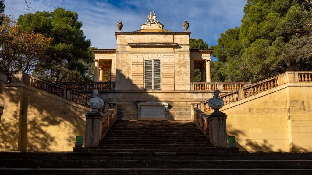 Vue aérienne du parc Borély avec son jardin botanique et son lac