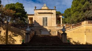 Vue aérienne du parc Borély avec son jardin botanique et son lac