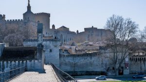 Château de Tarascon au bord du Rhône en Provence